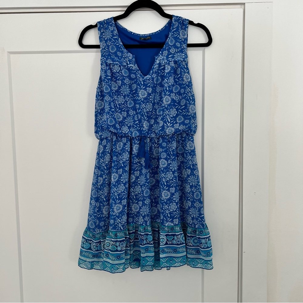 Lily Rose Blue Floral Dress